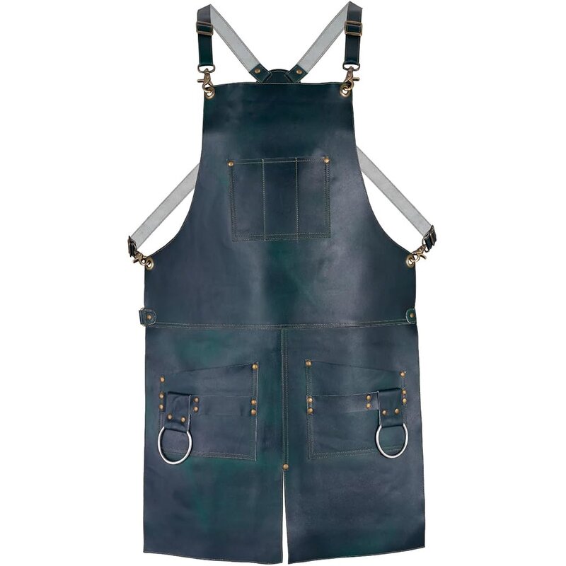 PU Leather Barber Aprons Factory - Professional for Men Woman Chef BBQ Kitchen