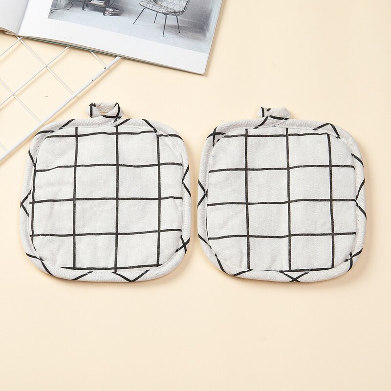 Oven Mitts Supplier - Polyester/cotton Heat Insulated Microwave Cake Shop Baking