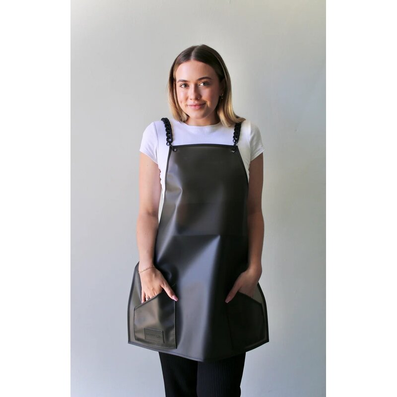 Beauty Salon Apron Manufacturer - Custom Logo Waterproof Fashionable Tan Color