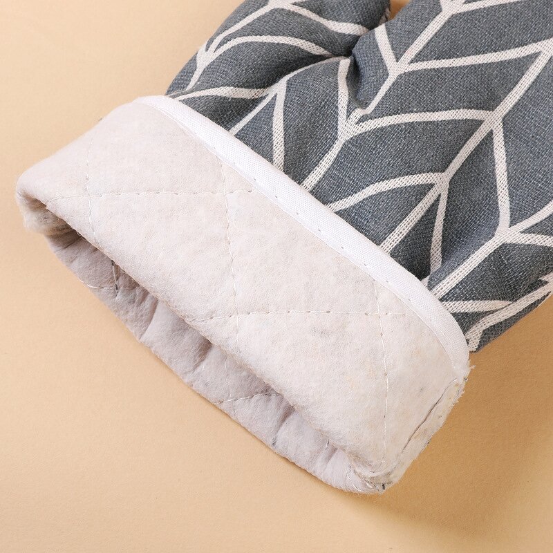 Long Cotton Silicone Gloves Manufacturer - Plus Silicone Kitchen Microwave Oven Mitts