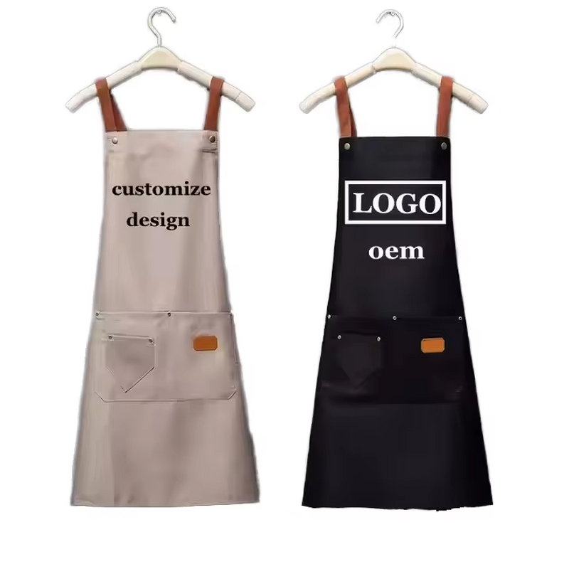 Kitchen Chef Apron Factory - Custom logo Beauty Salon Hairdresser Working Waitress