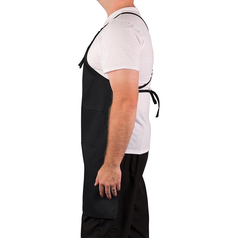 Multi Pocket Salon Apron Supplier - Waterproof Black for Hairdressers Custom Logo