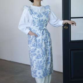 Digital Printed Apron Manufacturer - New Cotton Women's Garden Florist Waterproof