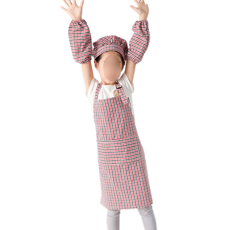 Kid Aprons Manufacturer - Custom logo White for Kitchen Cooking Baking Painting Wear