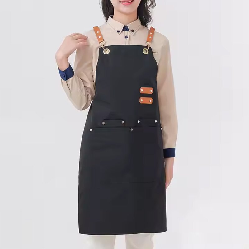 Professional Work Apron Supplier - Unisex Waterproof Kitchen Cafes Nail Beauty