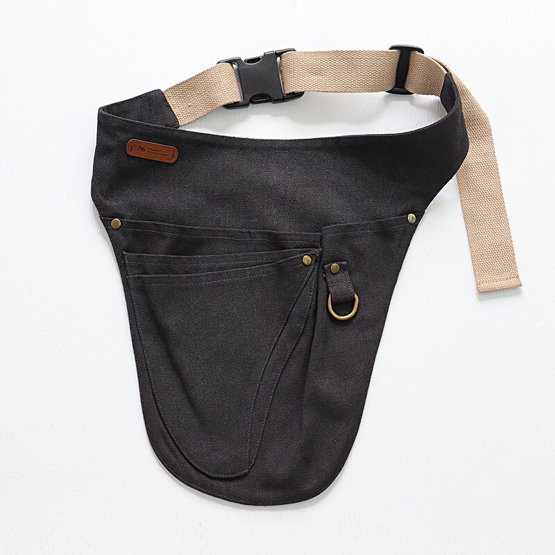 Single Sided Waist Apron Supplier - Canvas Adjustable Webbing Garden Trimmed Woodworking