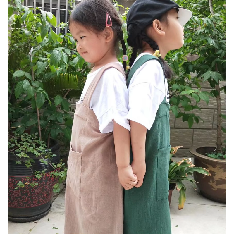 Baby Kids Bib Apron Supplier - Customized Long Sleeve Polyester Waterproof Sublimation