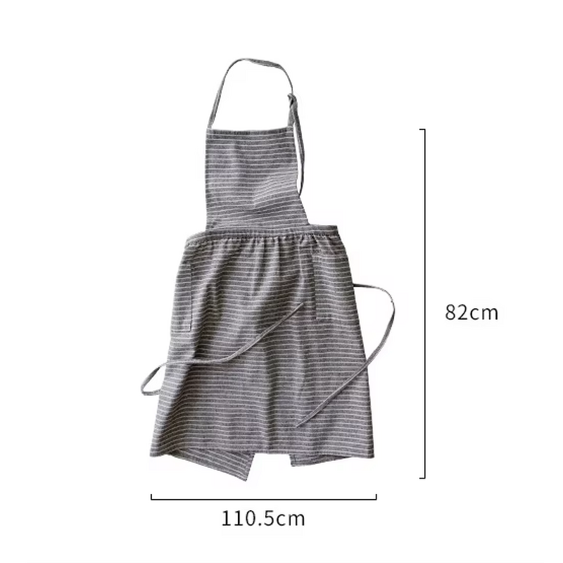 Cotton Linen Apron Supplier - Breathable Restaurant Hair Salon Chef Coffee