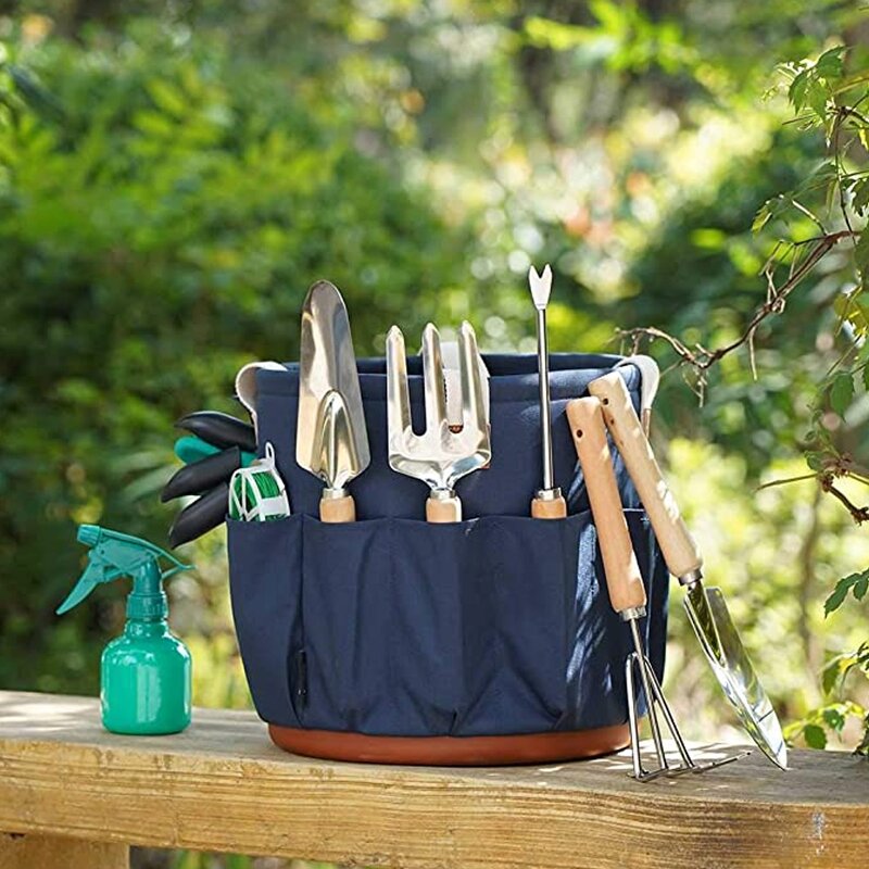 Garden Tool Set Manufacturer - Hot Sell Weeding Stainless Steel Set Bucket Bag