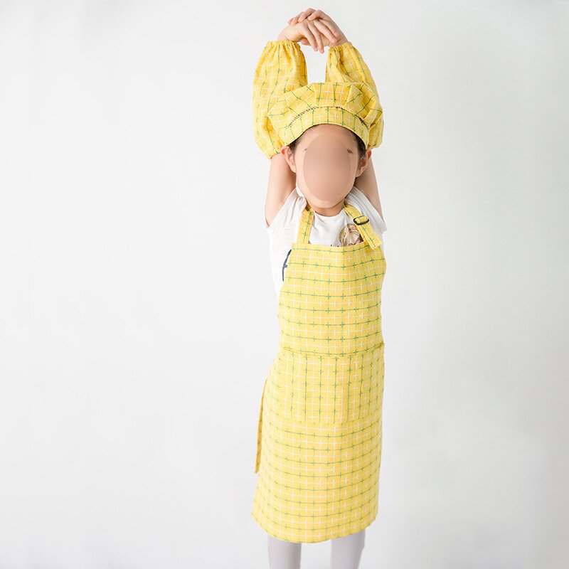 Kid Aprons Manufacturer - Custom logo White for Kitchen Cooking Baking Painting Wear