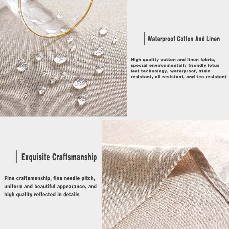 Crochet Table Runner Supplier - American Pastoral Rectangular Polyester-cotton Linen