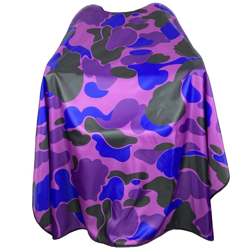 Hair Cutting Shawl Supplier - Hot Selling Button Collar Waterproof Camouflage