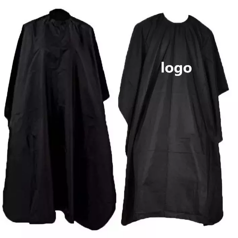 Barber Shawl Supplier - Waterproof Polyester Hair Salon Cape Custom logo