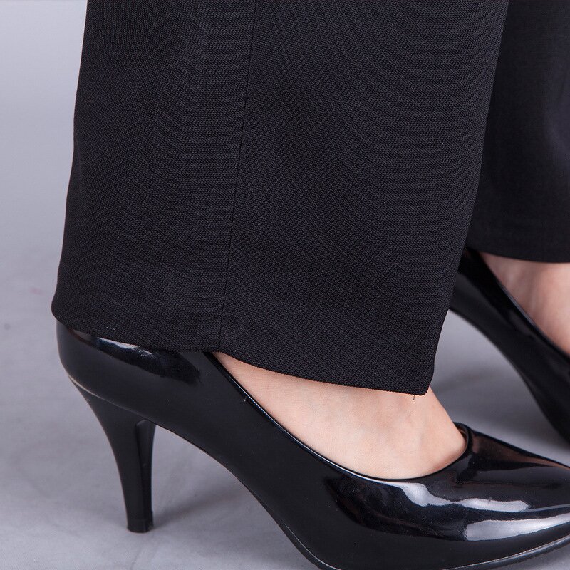 Men's Work Pants Factory - Polyester Lightweight Breathable Black Kitchen Casual