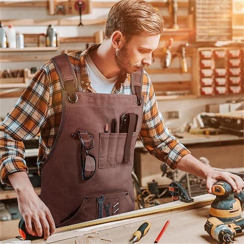 Waxing Canvas Apron Manufacturer - European American Style Heavy Gardening