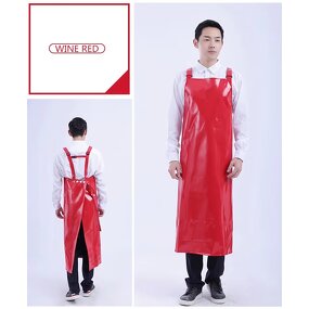 Industrial TPU Apron Supplier - Tear Resistance Blue Reusable Meat Processing