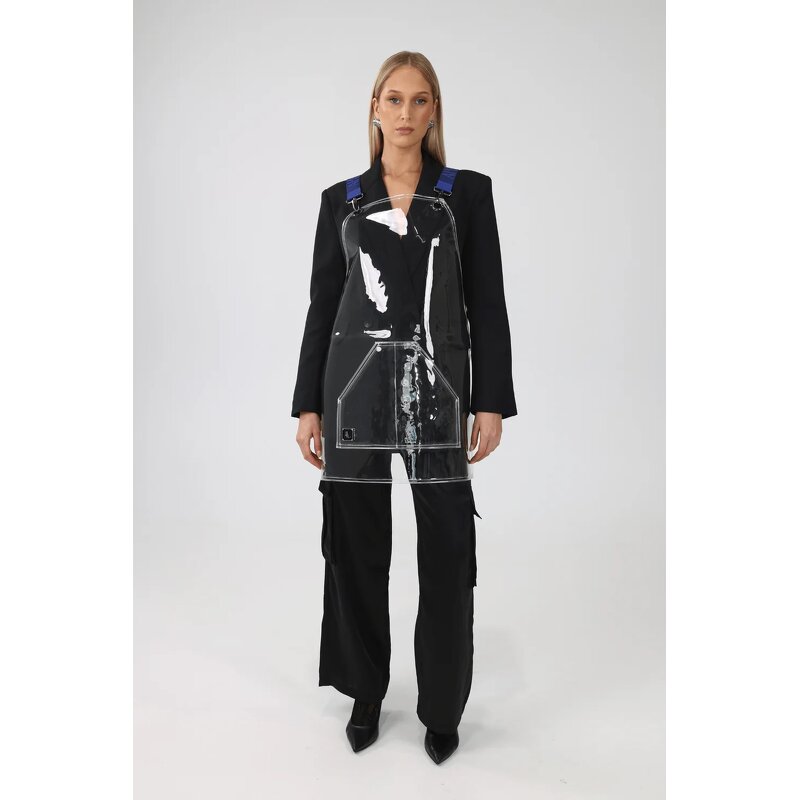 Clear TPU Aprons Supplier - Hairdresser Thicker Waterproof Transparent with Pocket