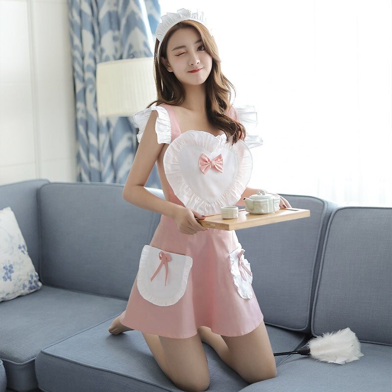 Maid Cosplay Apron Factory - Black Lolita Jananese Sexy Dress Costumes Uniform