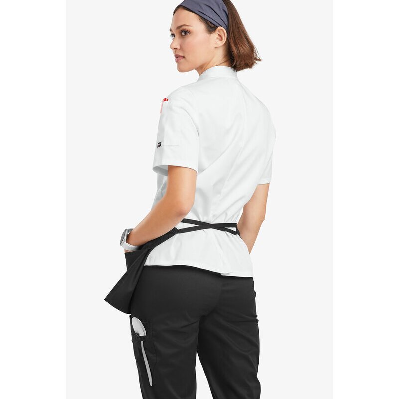 Cotton Half Server Apron Manufacturer - Custom Black Polyester 3 Pocket Waist