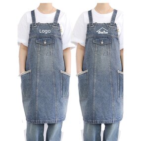 Cotton Denim Apron Manufacturer - Stain Proof Household Pinafore Kitchen Work