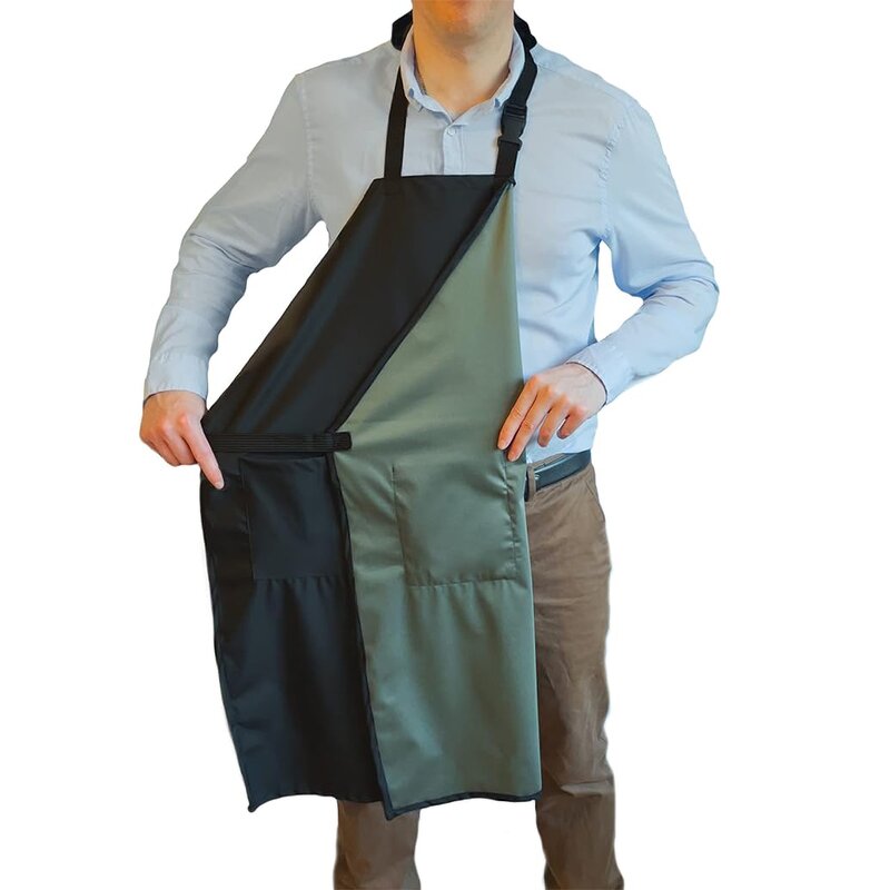 Waterproof Apron Supplier - Neck Adjustable 2 Pockets Chef's Catering Baking