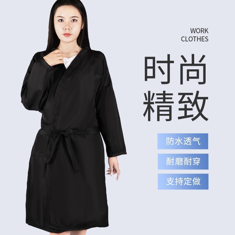 Client Gown Manufacturer - Custom Logo Machine Washable Beauty Salon Dressing