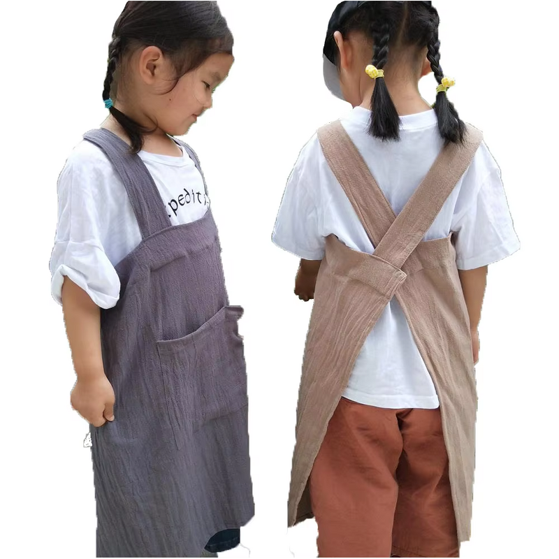 Baby Kids Bib Apron Supplier - Customized Long Sleeve Polyester Waterproof Sublimation