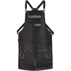 PU Leather Barber Aprons Factory - Professional for Men Woman Chef BBQ Kitchen
