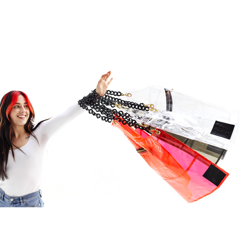 Fashion TPU Apron Factory - Transparent Waterproof for Artist Barber Salon Black