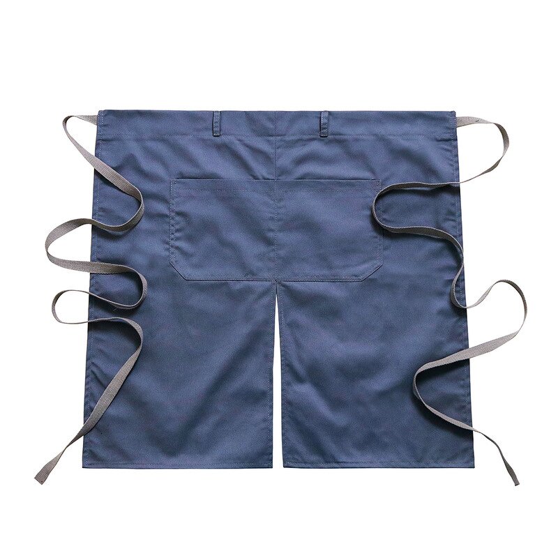 Canvas Short Apron Supplier - Slit Style Chef Baking Personalized LOGO Restaurant