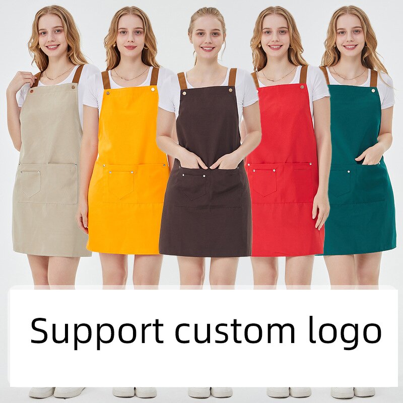 Waterproof Apron Manufacturer - Personalized Logo Adjustable H Shaped Strap