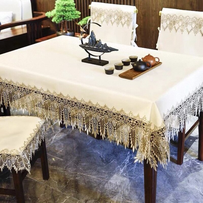 Tarpaulin Tablecloth Manufacturer - Nordic Waterproof Oil-proof Polyester Custom High-end