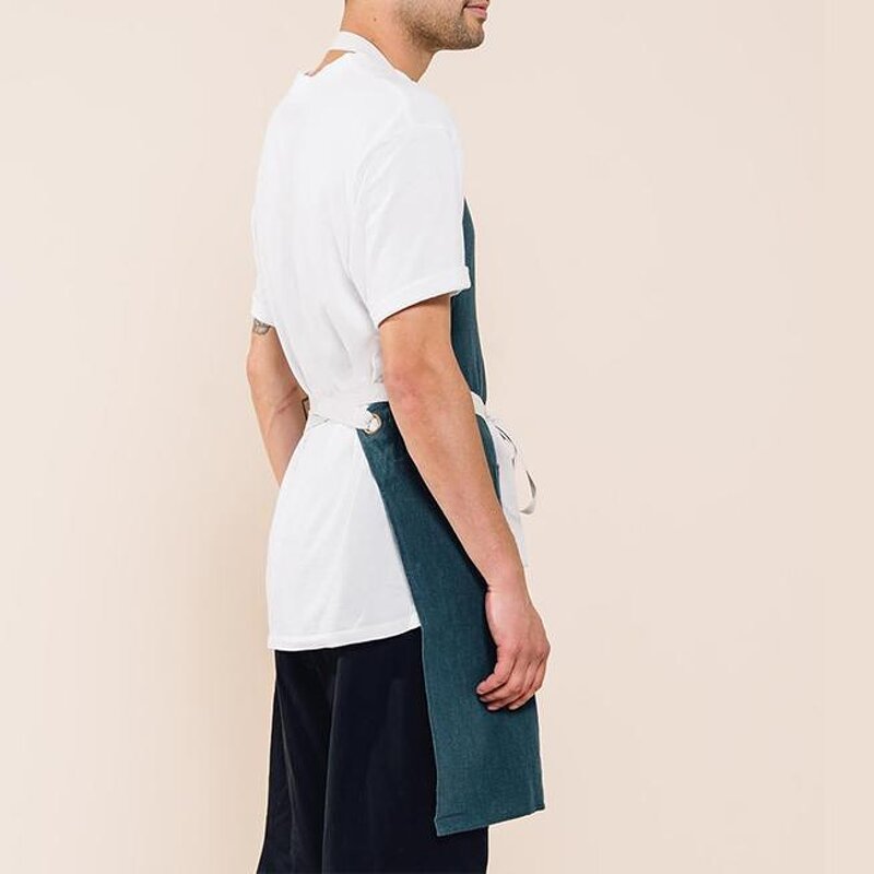 Cotton Linen Apron Manufacturer - Hot Sale Breathable Soft Kitchen Clean Art