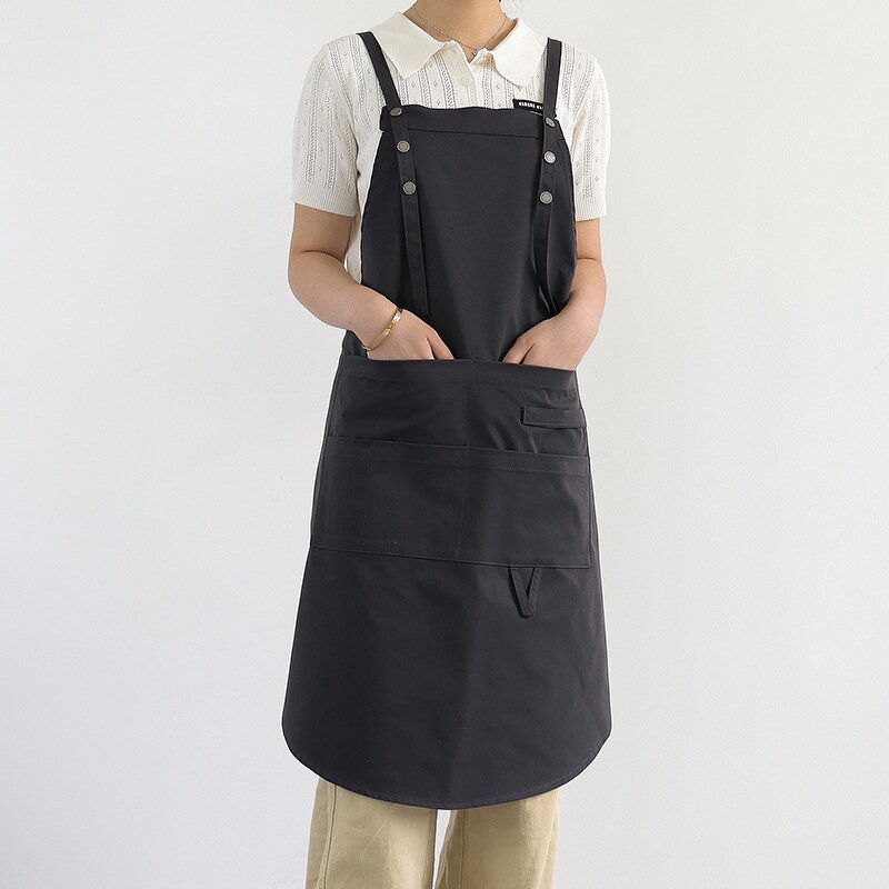 Kitchen Apron Supplier - Custom logo Women Waterproof Grill With Pockets Waiter