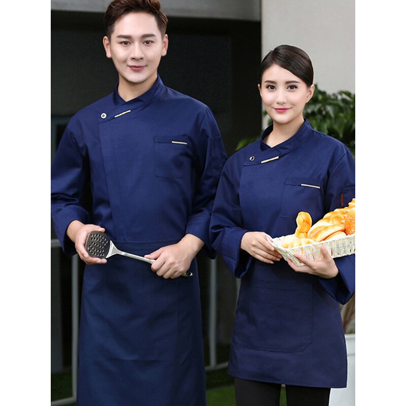 Chef Work Clothes Supplier - Men's French Breathable Sweat-Absorbent Kitchen