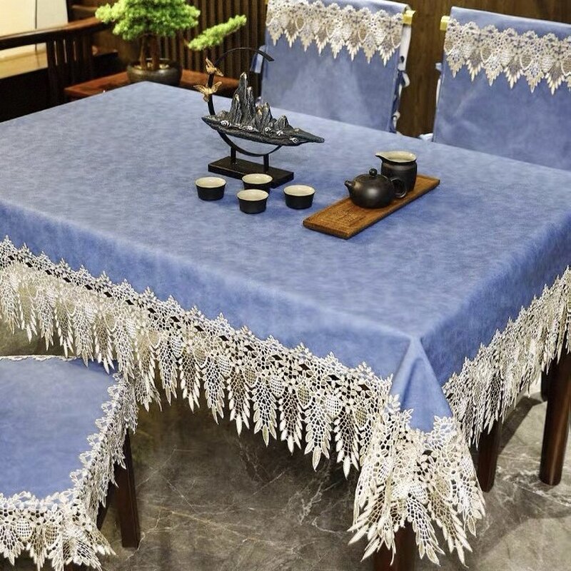 Tarpaulin Tablecloth Manufacturer - Nordic Waterproof Oil-proof Polyester Custom High-end