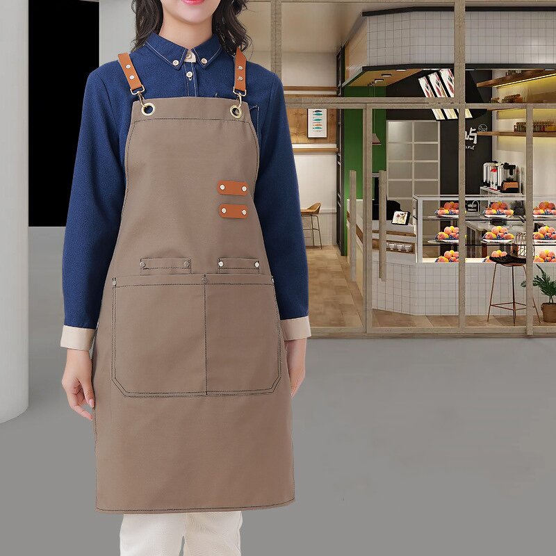 Professional Work Apron Supplier - Unisex Waterproof Kitchen Cafes Nail Beauty