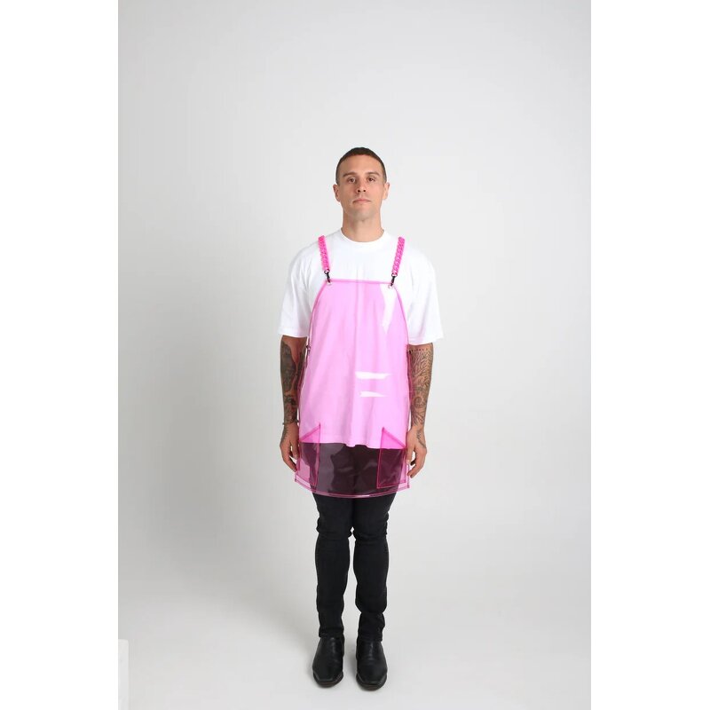 Waterproof Apron Supplier - 5MM Thickness Acrylic Straps Transparent Large Pockets