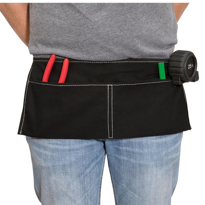 Waist Apron Factory - Unisex Custom Logo Bistro Waiter Waitress Half Apron