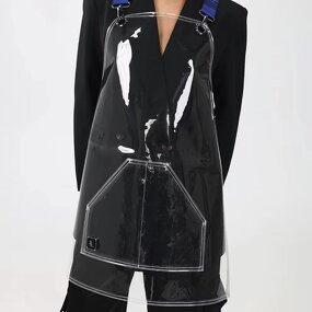 Clear TPU Aprons Supplier - Hairdresser Thicker Waterproof Transparent with Pocket