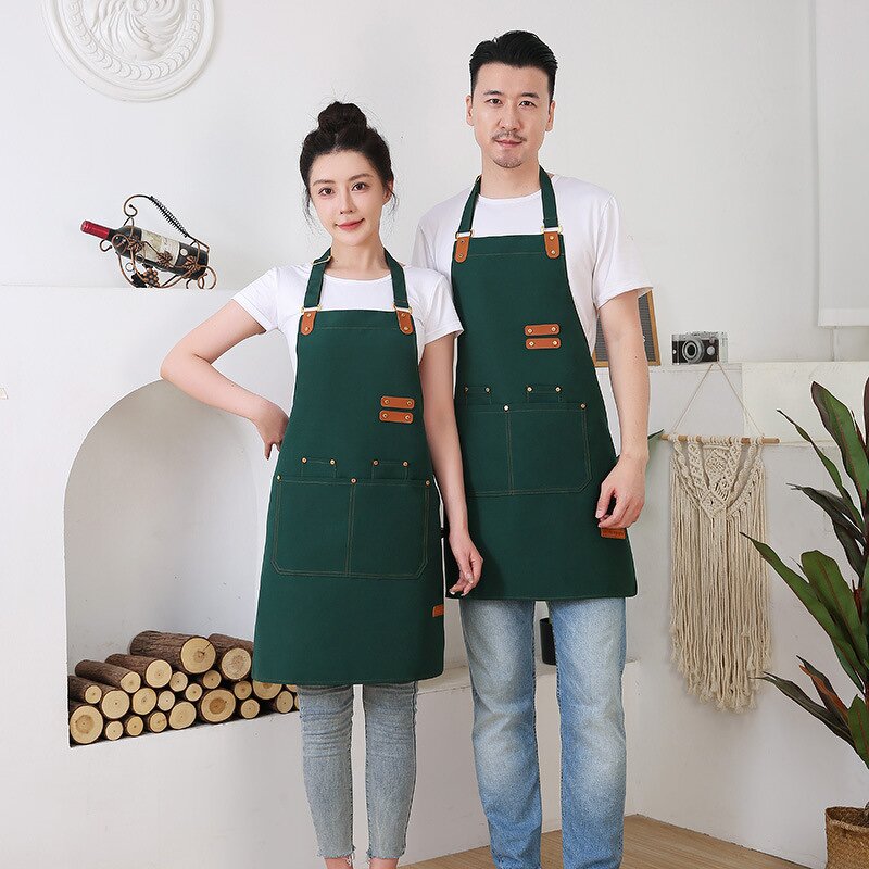 Oil-Resistant Kitchen Apron Factory - Simple High-Grade Waistcoat New Home Use