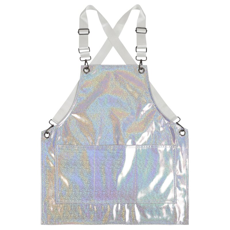 PU Bib Apron Manufacturer - Customized Logo Waterproof Durable Sleeveless for Salon