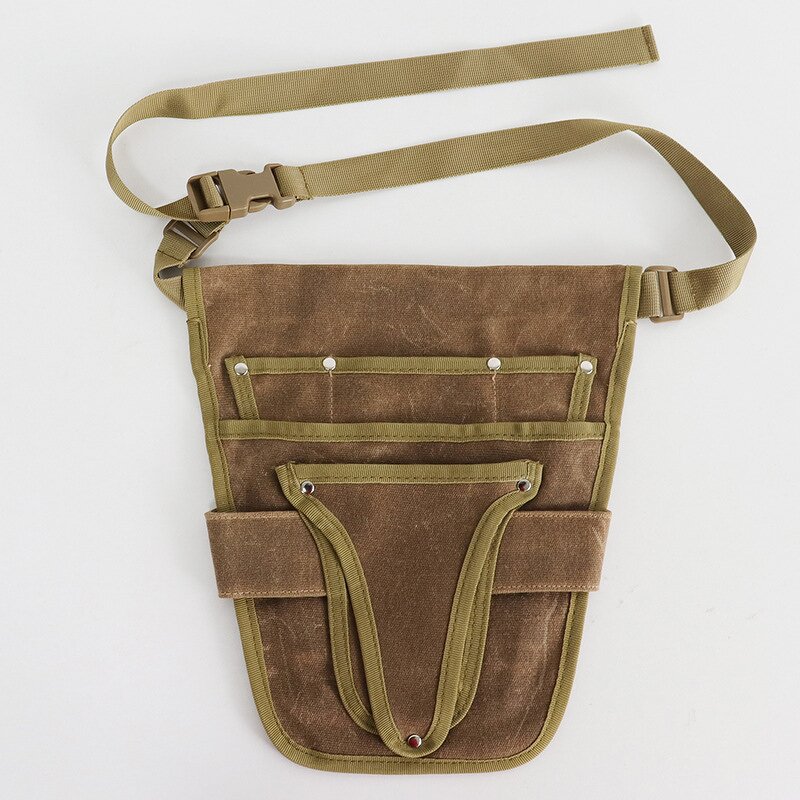 Canvas Waist Apron Factory - Thickened Multi Functional Pocket Garden Maintenance