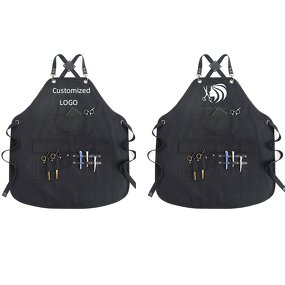 Waterproof Hairdressing Apron Factory - Black Adjustable Webbing Multi-Functional