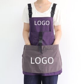 Quick Drying Apron Manufacturer - New Waterproof Coffee Shop Garden Large Pocket