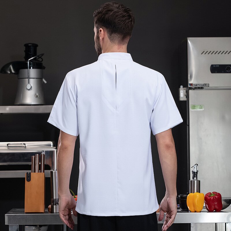 Chef's Clothing Supplier - Custom Logo Hotel Restaurant Short Sleeved Bakery