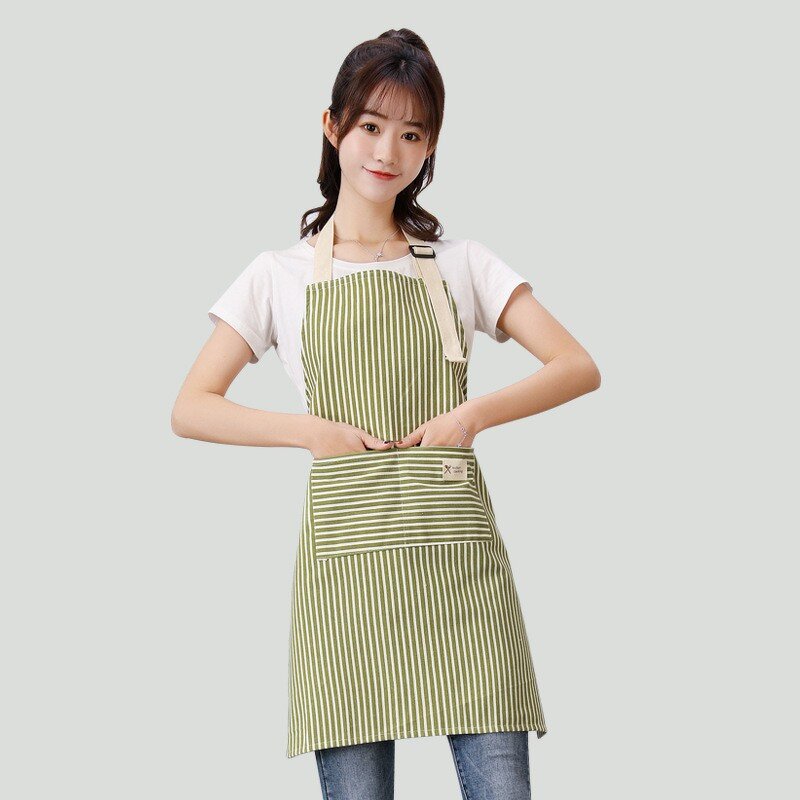 Unisex Apron Supplier - Premium Cotton Hemp Waterproof Sleeveless Kitchen Bib