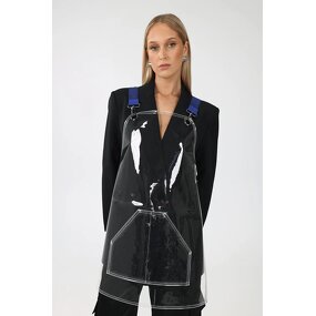 Transparent TPU Apron Manufacturer - Custom Fashion Clear Waterproof Women's Kitchen