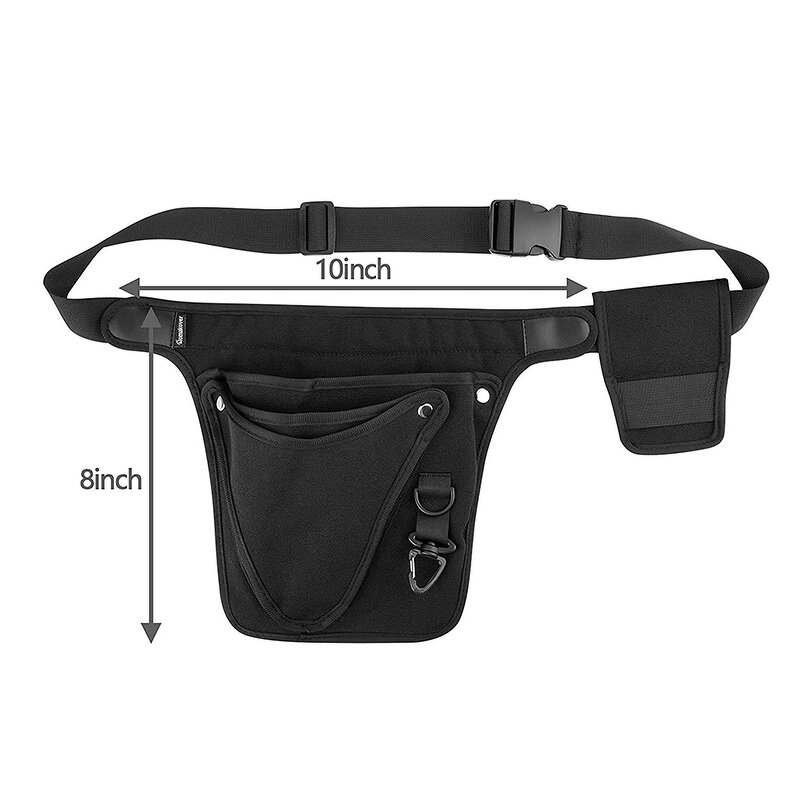 Oxford Waist Bag Apron Factory - Black Tool Waist for Men Women Adjustable Garden