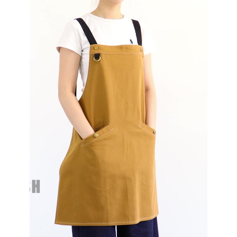 Cotton Aprons Supplier - Comfortable for Women Custom Logo Kitchen Restaurants